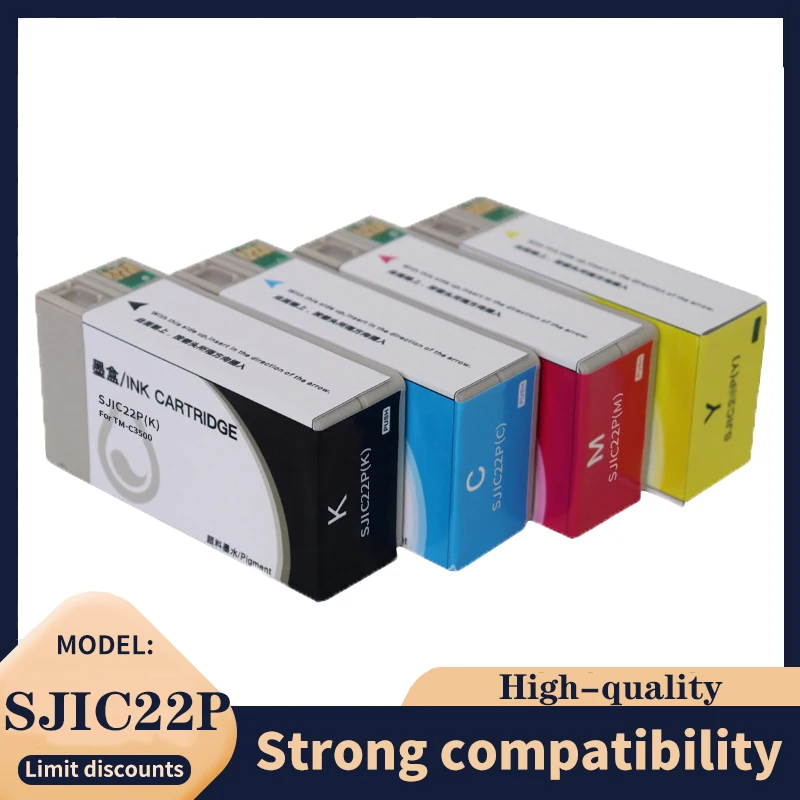

Совместимый чернильный картридж SJIC22P для epson SJIC22P для Epson TM-C3500 для принтера Epson ColorWorks C3500