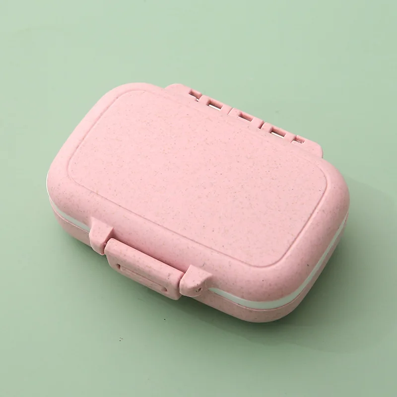 Compact Portable Pill Organizer with 3-Compartment Storage