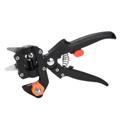 Professional Grafting Pruner: Precision Garden Tool for Pruning and Vaccination (Black)
