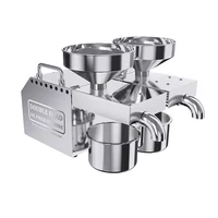 Intelligent Stainless Steel Oil Press Household Double Head Oil Press Sesame Oil Peanut Oil Extraction Machine 2