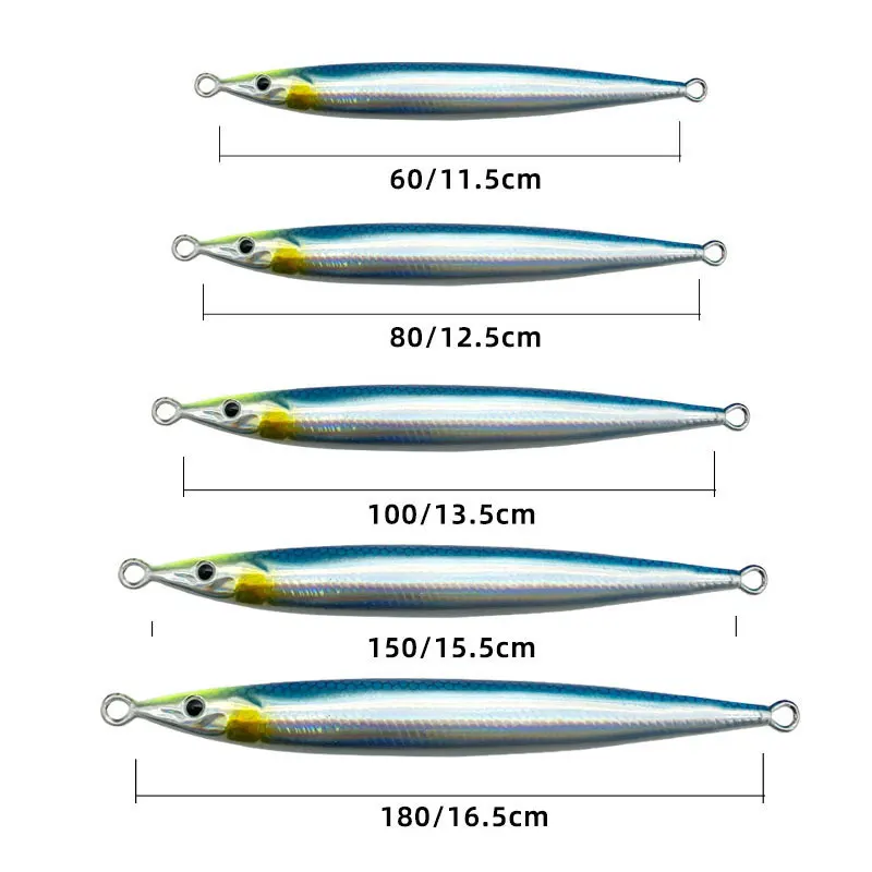 1PC Fast JIg Lure 60g80g100g Fishing UV Glow Jig 3D Print Speed Falling Angler Metal Hard Bait Sinking Jigging Pesca Bait 2