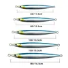 1PC Fast JIg Lure 60g80g100g Fishing UV Glow Jig 3D Print Speed Falling Angler Metal Hard Bait Sinking Jigging Pesca Bait 2