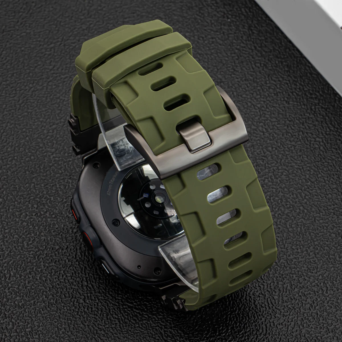 Soft Silicone Strap for Samsung Galaxy Watch Ultra 47mm Luxury - Main Image