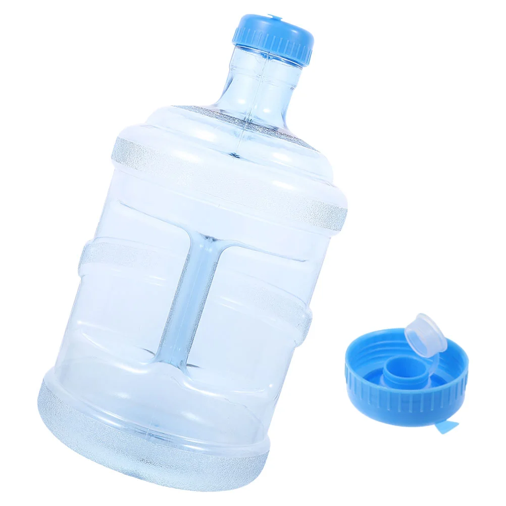 

5 Gallon Water Jug Plastic Crown Cap Reusable Water Bottle Water Storage Bucket 2 Cap 5 Liters Water Container Camping Water