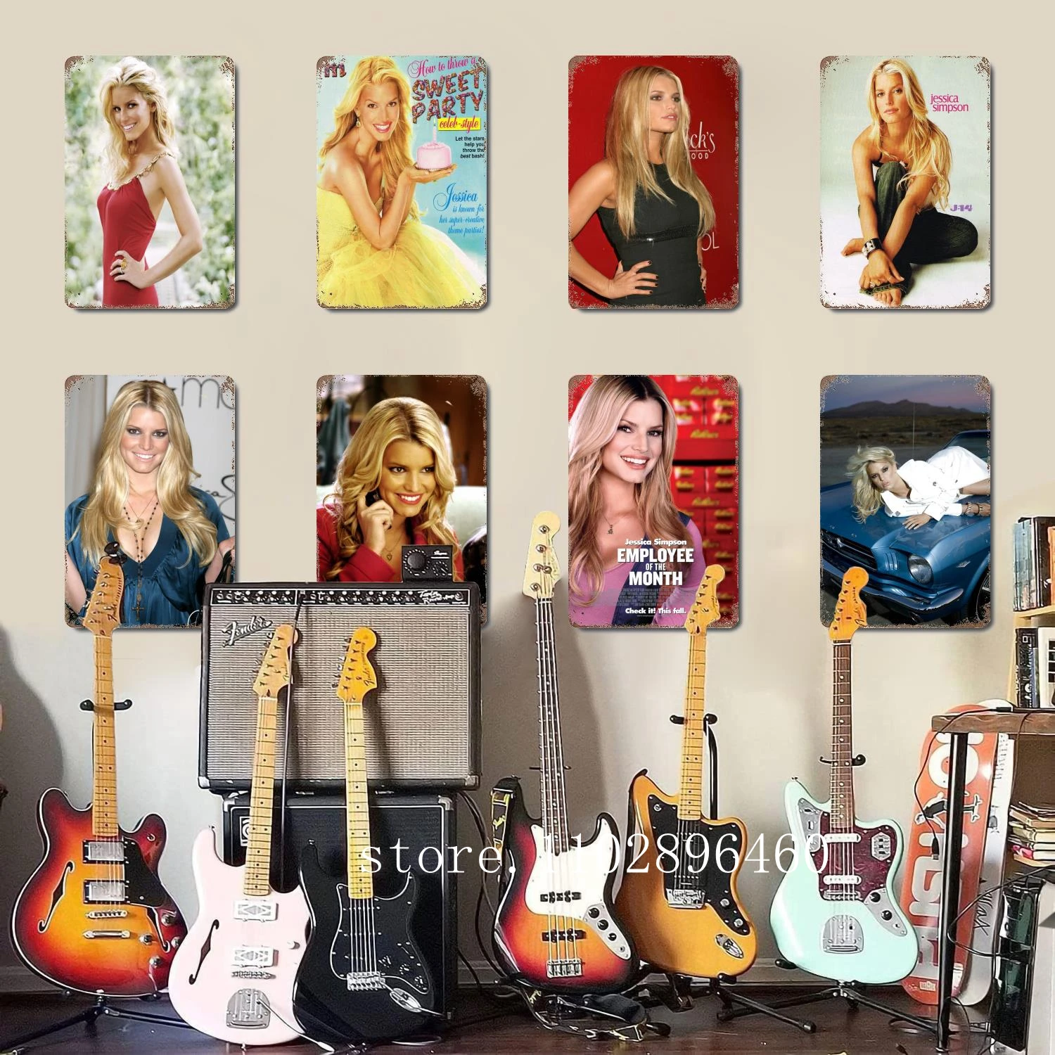 jessica-simpson-Metal-Plaques-Signs-wall-decor-Vintage-Tin-Signs ...