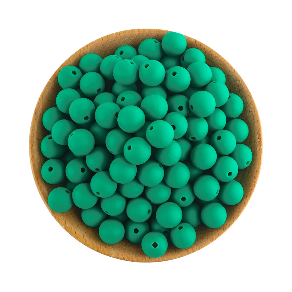 Kovict 50pcs Assorted Silicone Beads for Jewelry Crafting and DIY Accessories