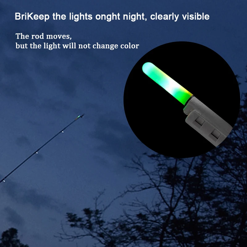 Lot 2 bâtons lumineux électroniques rechargeables pour canne télescopique - Lampe étanche pêche de nuit