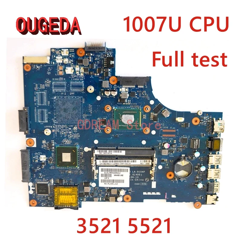 

Материнская плата для ноутбука DELL Inspiron 3521 5521 SR109 1007U DDR3
