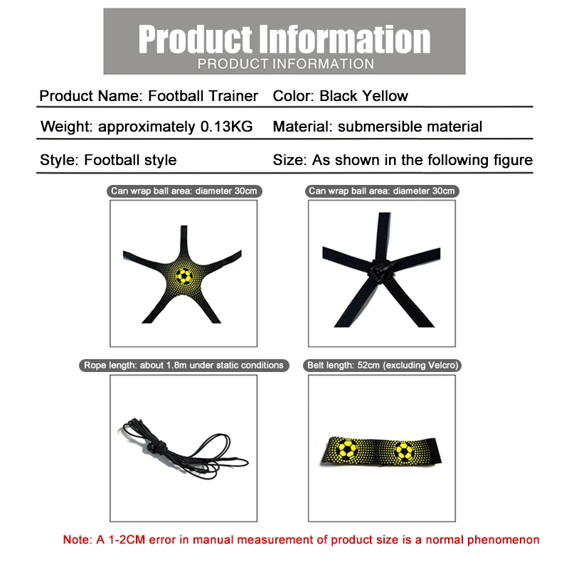 Control Ball, Practice Ball, Football Rebound, Practice With Football Bouncing Equipment, Training Equipment