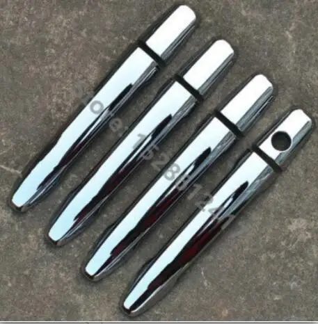 Chrome Door Handle Bowl Trim  Door Protector Trim  Car Accessories  For 2009-2018 Mitsubishi Lancer X/Lancer Evo