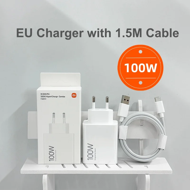 ตัวเลือกสินค้า อะแดปเตอร์ชาร์จเร็ว 100W แท้ Xiaomi พร้อมสาย Type-C