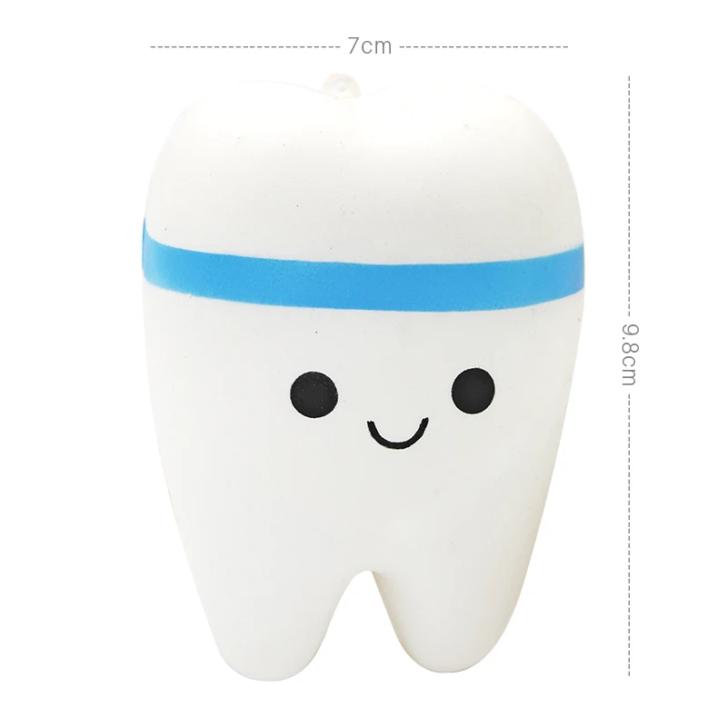 1개입 시뮬레이션된 표정, 치아 마스터, 치아 꼬집기, 음악 감압 장난감, 치아 모양, 감압 사무실 장난감