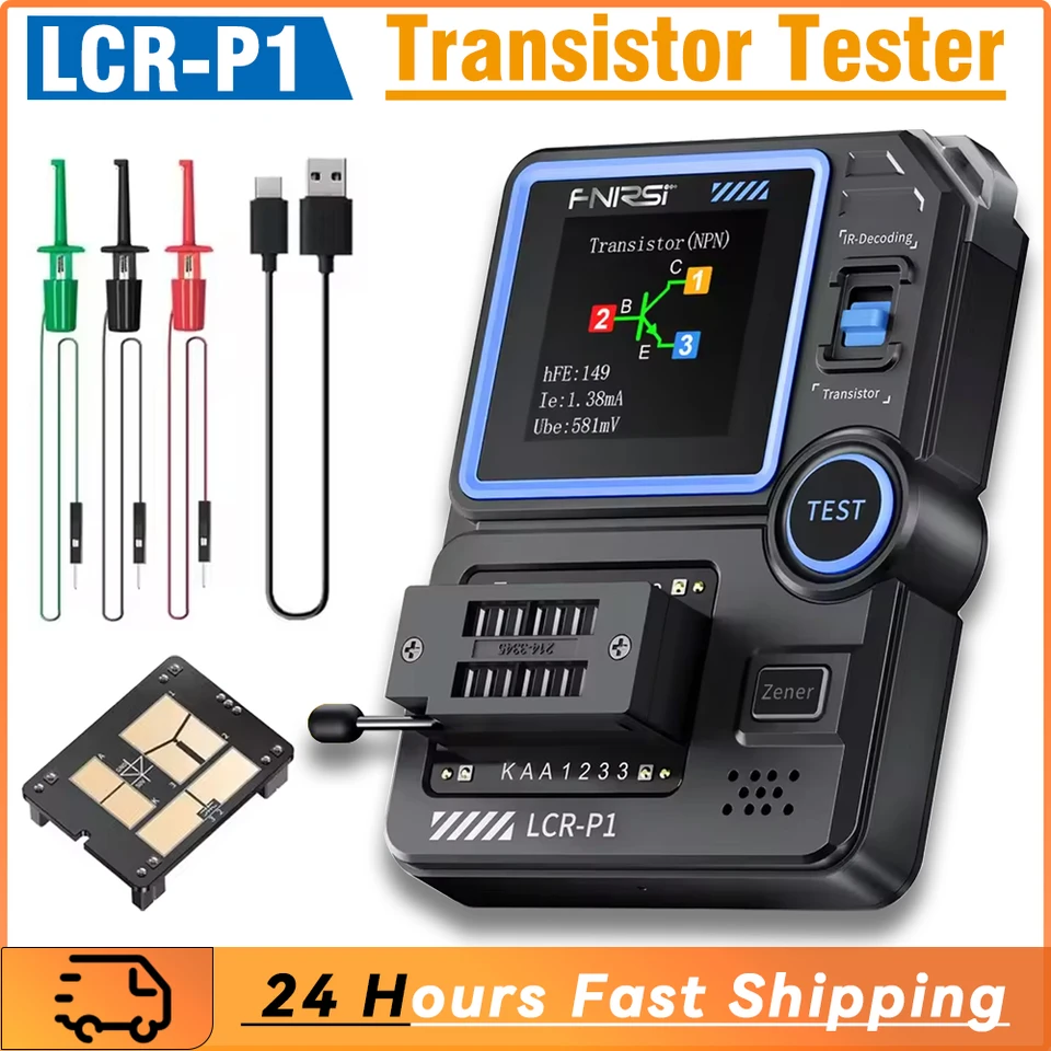 Transistor Tester LCR-TC1 S LCR-TC1 Transistor Tester TFT Diode Triode Capacitance Capacitor Tester Esr - View #3