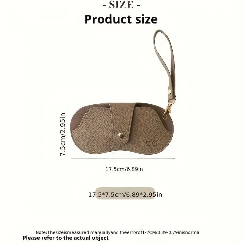 Korean Style PU Leather Sunglasses Pouch and Protector