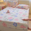 Printed Cartoon Single Bed Hat Class A Non-fluorescent Full Jet Single Mattress Cover 360 Degree Wrap with Elastic Bedspread 1