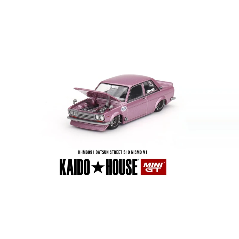kaido house //103 //044 //121 R34と510 3台 Kaido House x Mini GT 1:64 [Nissan Skyline GT-R (R34) Kaido