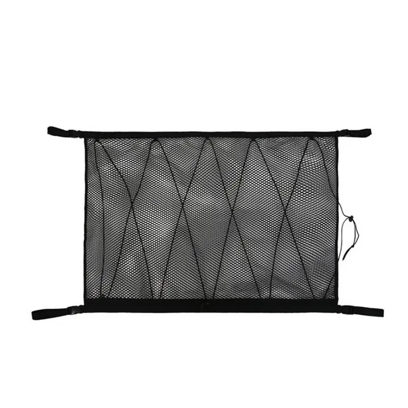 

Car Ceiling Storage Net Mesh Net Pocket Long Trip Tent Bag For Most Car Large Car Ceiling Long Trip Storage Bag Net Pocket