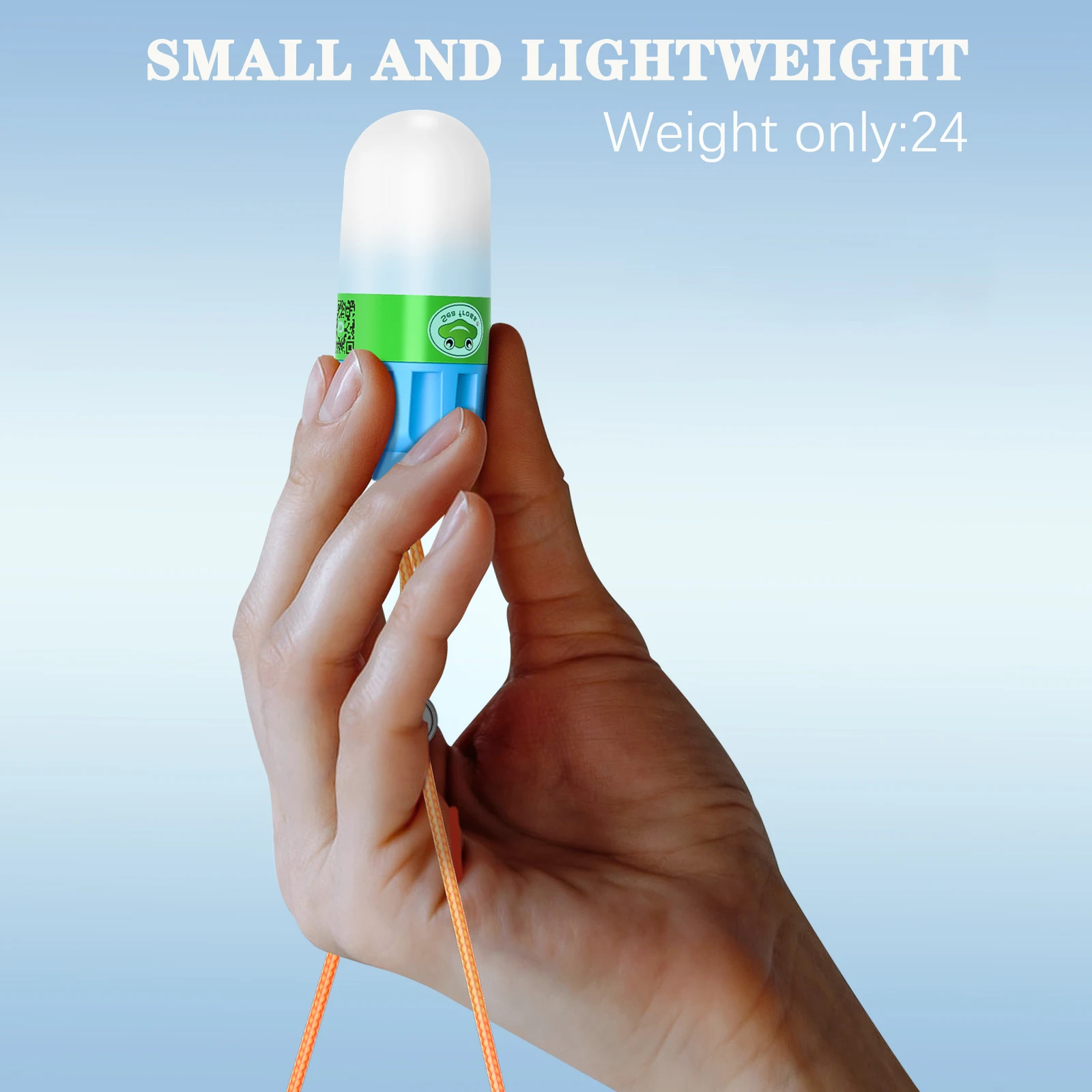 미니 손전등 수중 40m 스쿠버 다이빙 안전 신호등 야간 다이빙 마커 LED 비콘 경고 무작위 색상 신호등