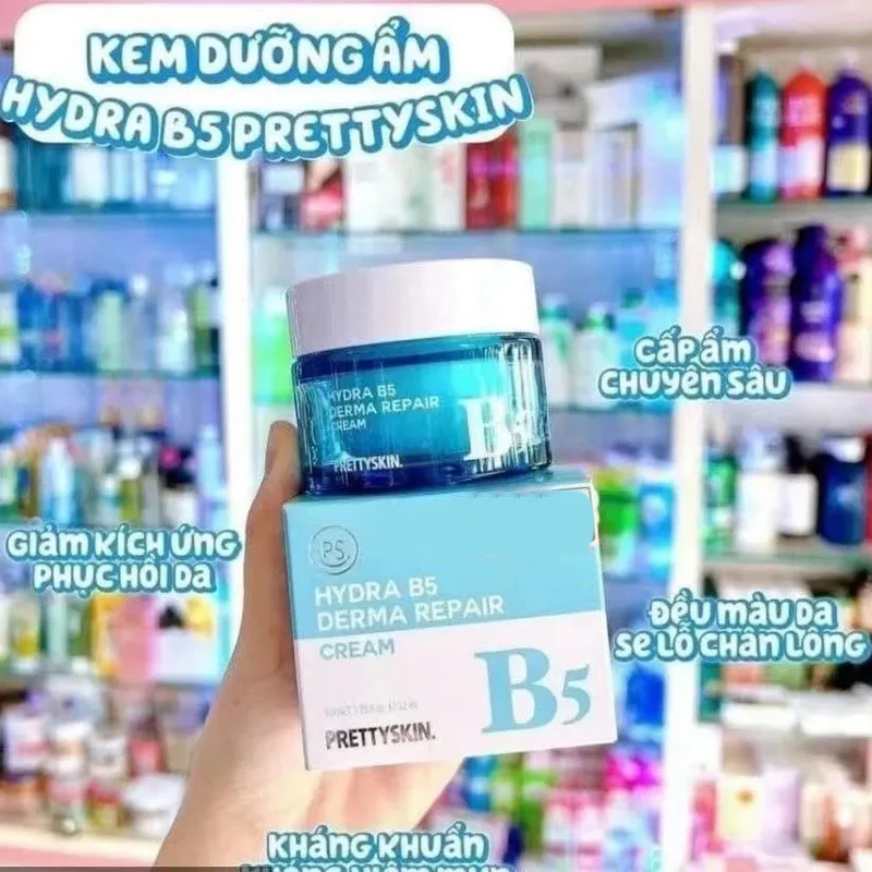 

Hydra B5 Skin Repair Improves Dryness, Roughness, Soothes Skin Quickly, White, Smooth, Kem duong trang phuc hoi da 50ML