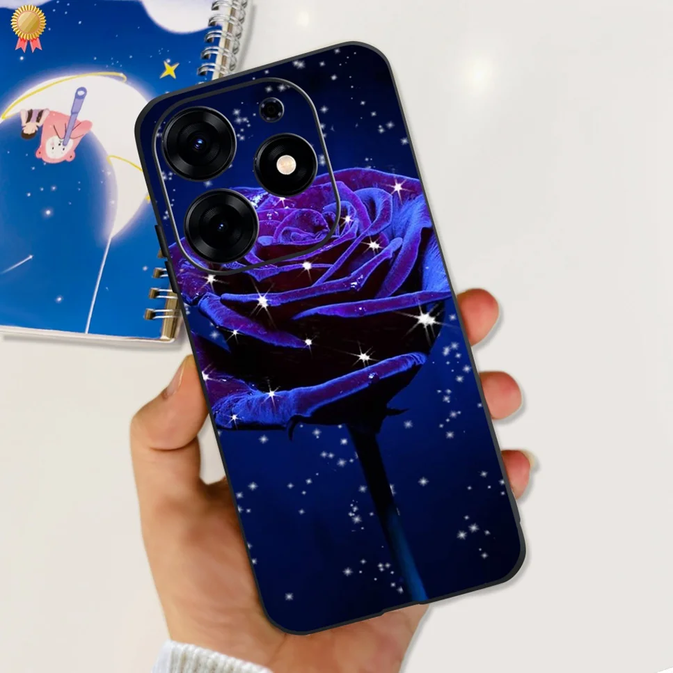 Clear Cartoon TPU Silicone Shockproof Back Cover