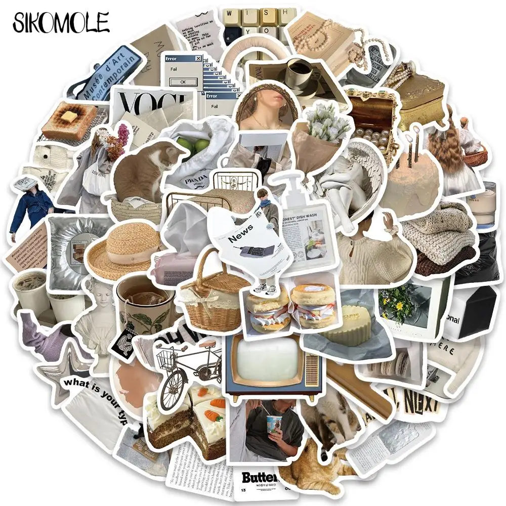 

10/30/63 шт., Детские Мультяшные наклейки «ленивые»