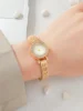 Simple And Fashionable Women's Quartz Watch With Rhinestones 1