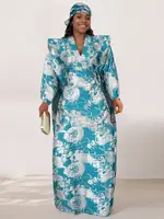 African Dresses for Women Traditional Africa Clothing Dashiki Ankara Outfits Gown Abayas Robe Muslim Kaftan Maxi Long Dress 2025