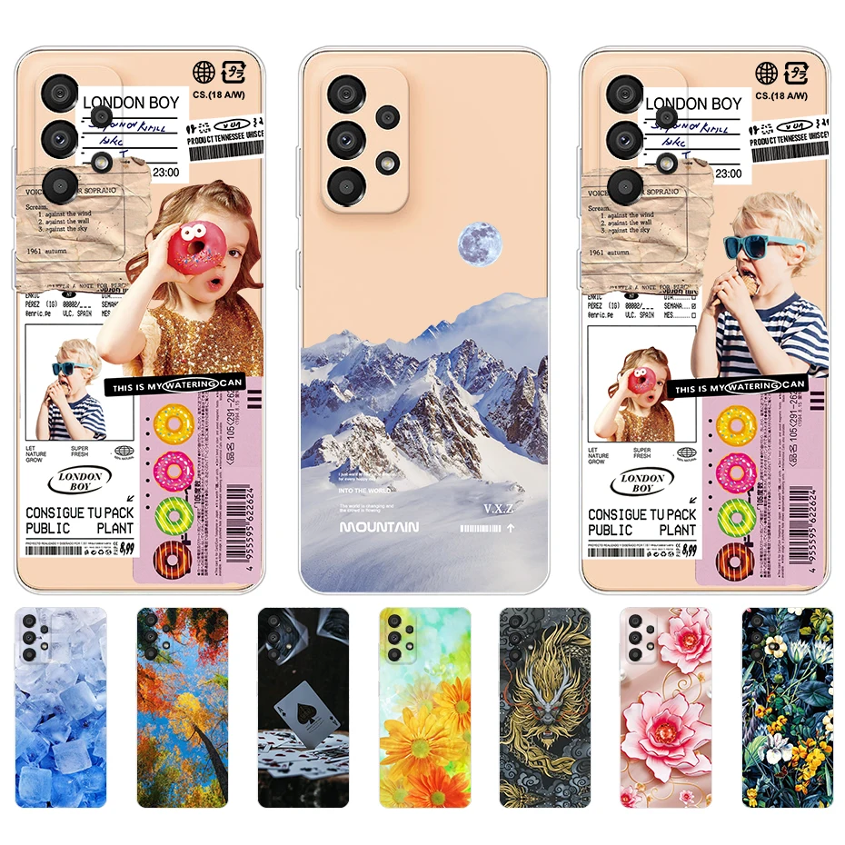 Per Samsung Galaxy A30S Custodia Samsung A30 Soft Tpu Funda Colorful Flower Butterfly Cover Per Samsung A30S A30 A 30 S Custodie Per Telefoni
