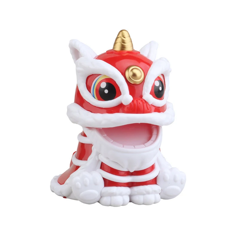 

Chinese Style Lion Dance Solar Ornaments Bring Good Fortune car interior accessories Decoration Holiday Gifts For Friend