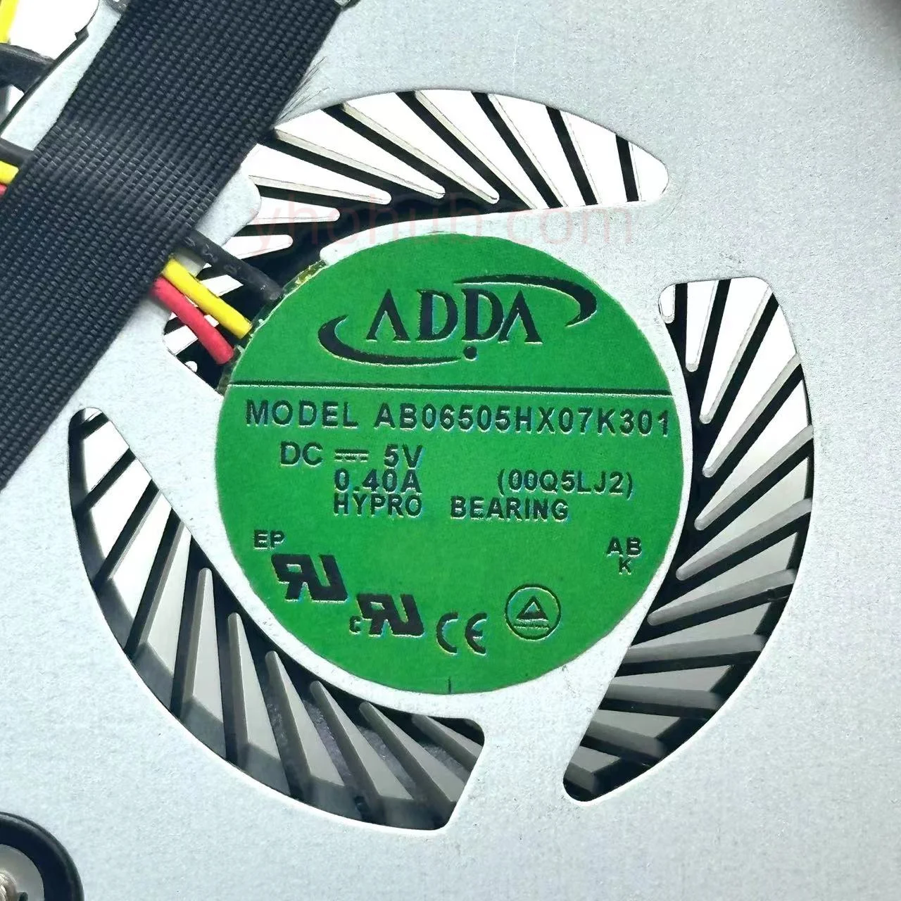 Adda Ab06505hx07k301 00q5lj2 dc 5v 0.4a Ventilador de Refrigeração do Servidor de Fios - Imagem 2
