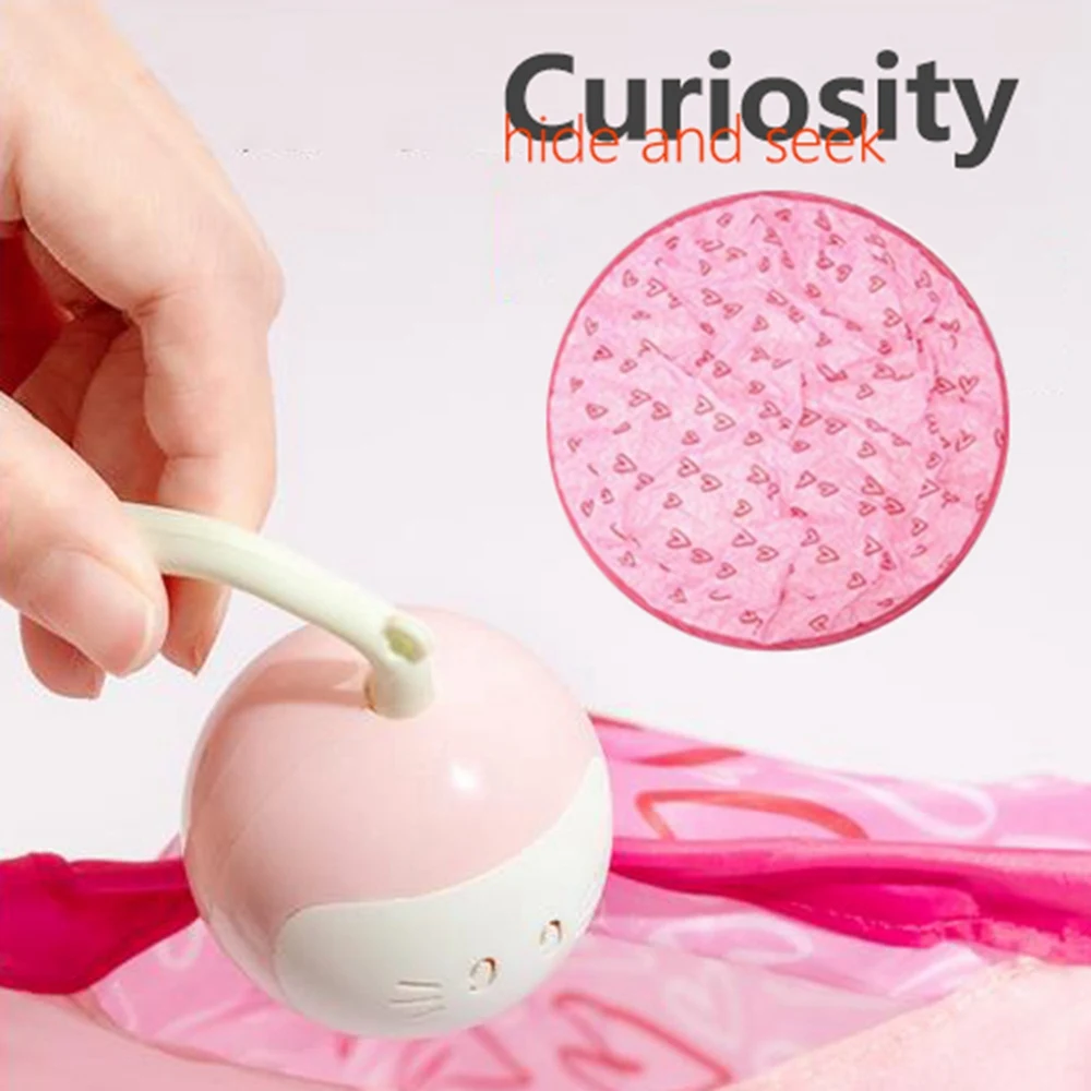 Hide Hunting Cover Cat Toys For Indoor Cats Electric Motion Catch Pink Undercover Mouse Interactive Cat Toys Self Play