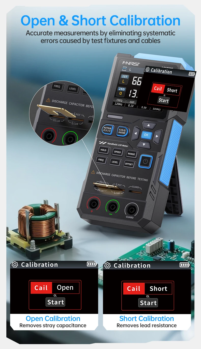 LC1020E High-Precision Handheld Tool Digital Bridge Tester Handheld LCR Meter In