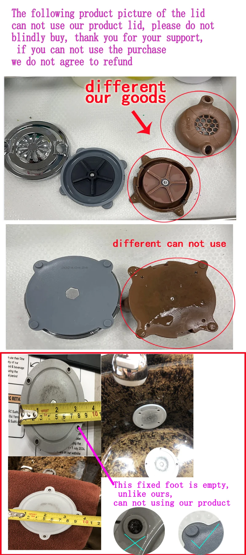 massage chair pedicure sink bowl pedicure magnatic pump jet cover
