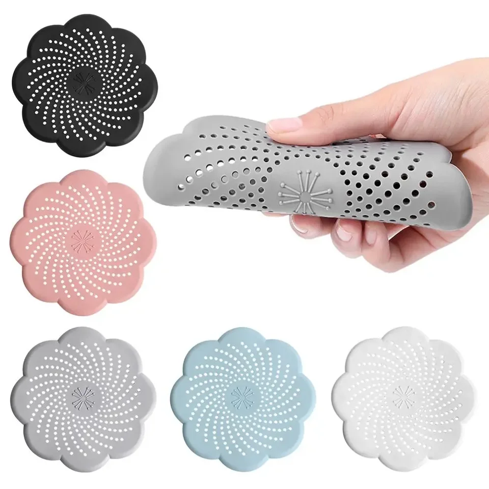 Set di 2 filtri per lavello da cucina in silicone con ventosa, scarico per vasca, filtro per lavello da cucina e da bagno, grigio | Leroy Merlin Set di 2 filtri per lavello da cucina in silicone con ventosa, scarico per vasca, filtro per lavello da cucina e da bagno, grigio | Leroy Merlin
