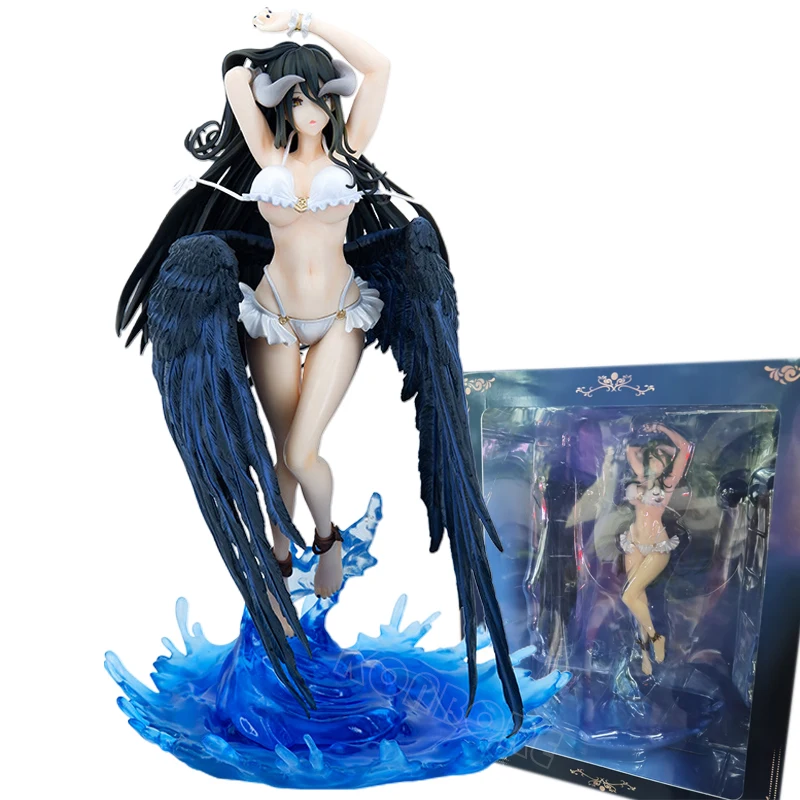 Anime Albedo Swimsuit Figure - 5.12 Inch Kneeling PVC Collectible Model From YLEAFUN
