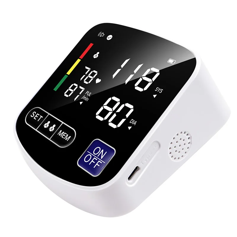 Medical Automatic Arm Blood Pressure Monitor Heart Beat Rate Pulse Meter Tonometer Sphygmomanometers digital tensiometers