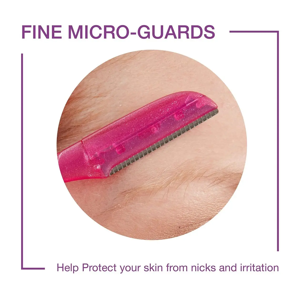 Touch Up Dermaplaning Tool With Precision Cover 3ct Dermaplane Razor Face Razors For Women Eyebrow Razor Facial Dermaplani