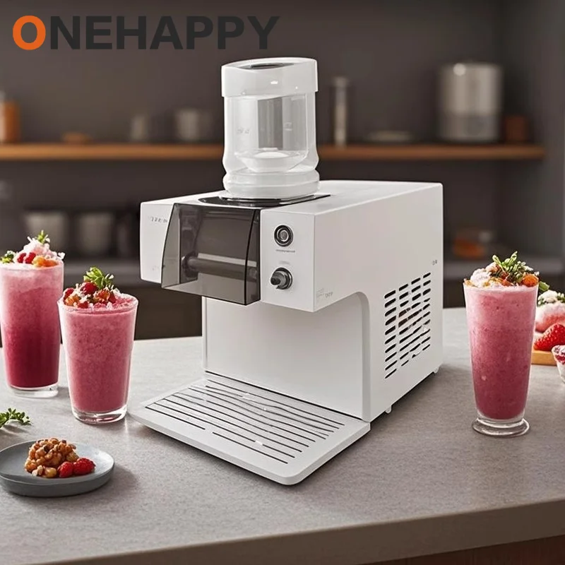 High-Efficiency Snow Ice Maker 780W, Commercial Auto Bingsu Machine with 220V & Easy Clean