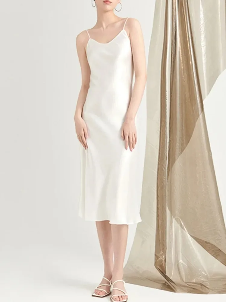 V neck Sling Midi Dress 2022 
