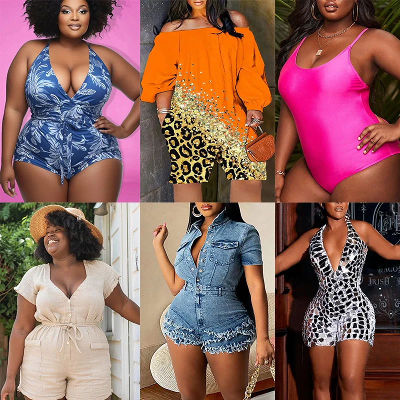 Plus Size Beach Blue Water Ripples Swimsuit