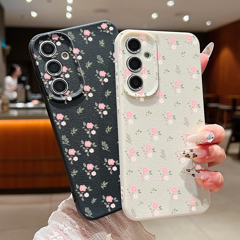 Pink Flowers Print Phone Case - Stylish Floral Design Cover