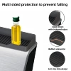 Spice Rack Magnetic Stove top Shelf Over the Stove Spice Rack for Kitchen Shelves Silicone Shelf Organizer Seasoning Organizer 2