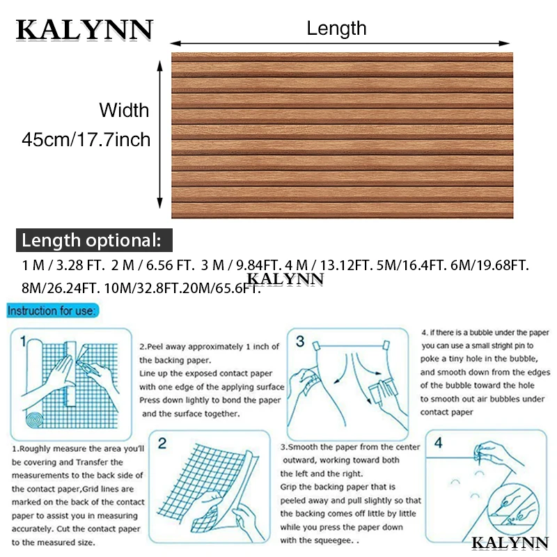 45cm Grid Self-adhesive DIY Background Wall Bedroom Livingroom PVC Waterproof AntiFouling Wall Sticker Home Decoration Wallpaper 5