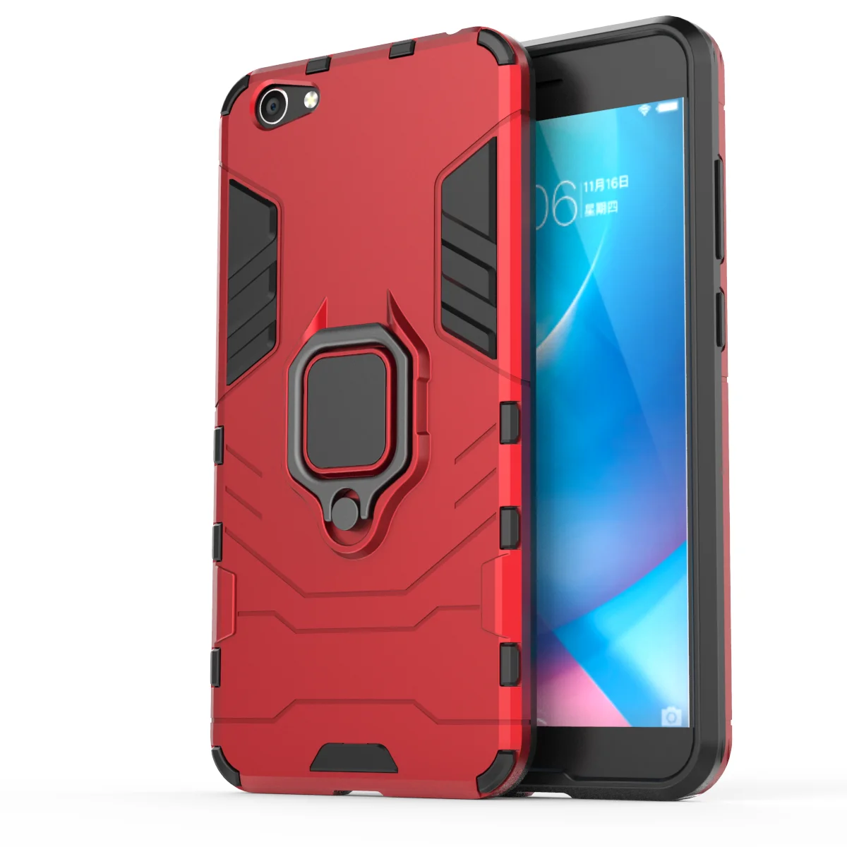 Durable Shockproof Phone Case with Ring Stand