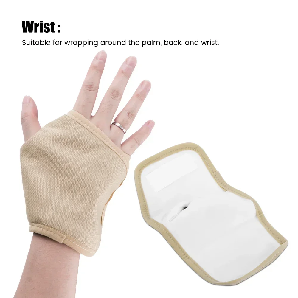 Castor Oil Packs Reusable Castor Oil Hand WrapOrganic Wrist Castor Oil Wrap Promotes Circulation Relieves Inflammation Prevent Leakage Health