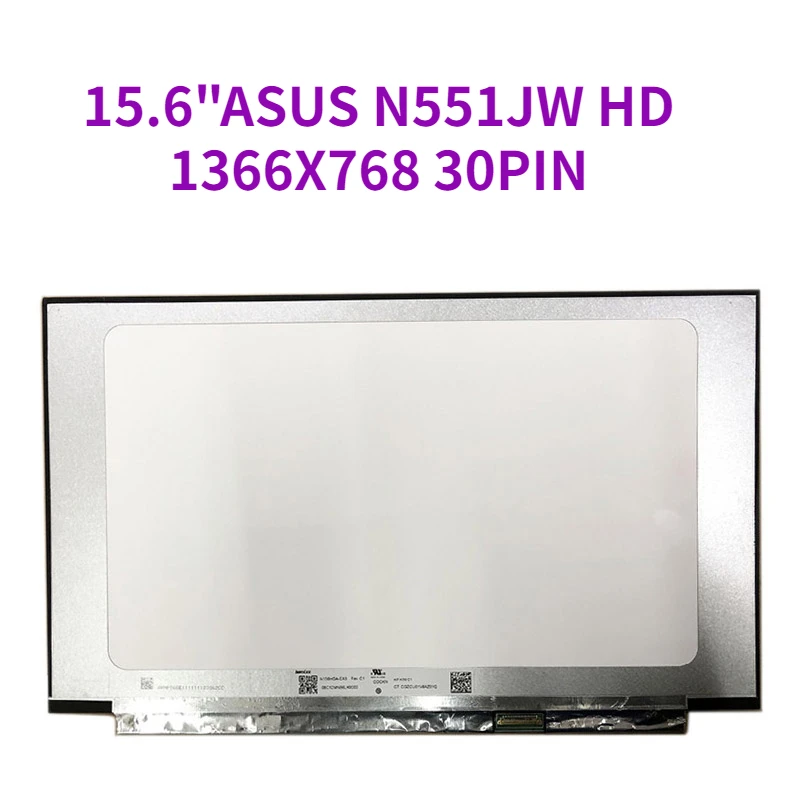 

N156BGA-EA3 Rev.C1 P/N SD10M77667 матовая Матрица для ASUS N551JW 15,6 "светодиодный экран ЖК-дисплей HD 1366X768 30PIN Замена