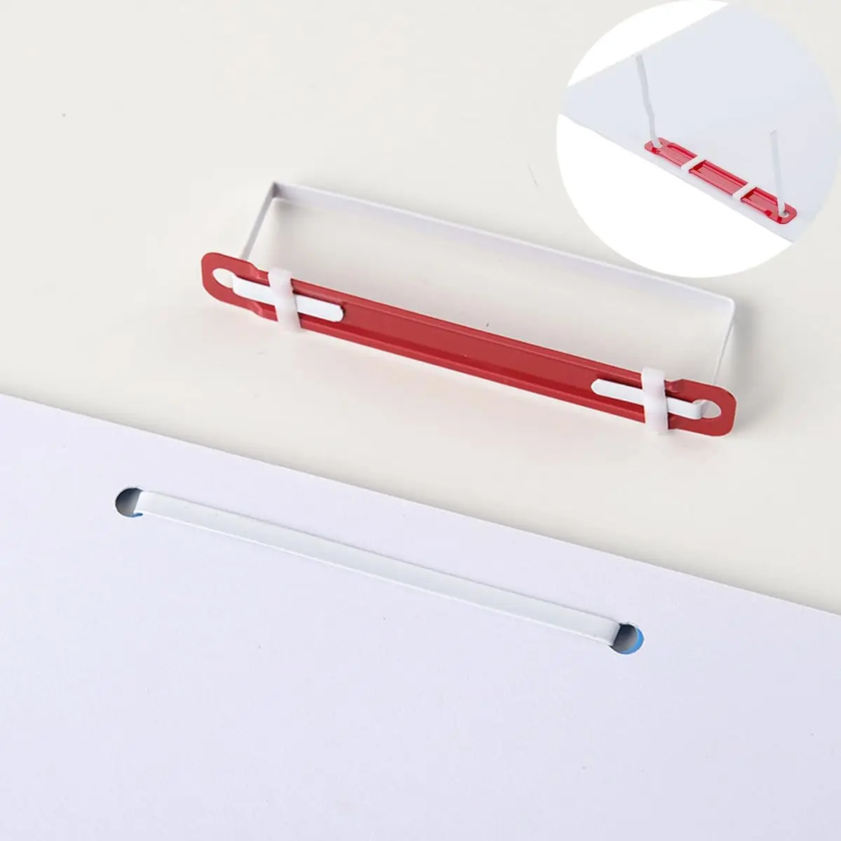 50sets binding clips, paper organizer binders, file color plastic paper fasteners suitable for office and home use - 6