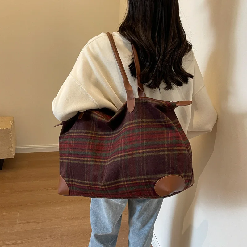 Large Capacity Travel Bag Short Distance Business Trip Accommodation Fitness Training Storage Bag Unisex High Quality Multicolor