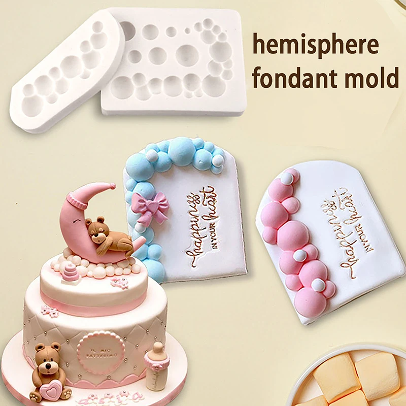 

1Pc Sugarcraft Rope Bubble Ball DIY Archway MINI Bow Bowknots Shape Cake Mold for the Kitchen Baking Cake Tool