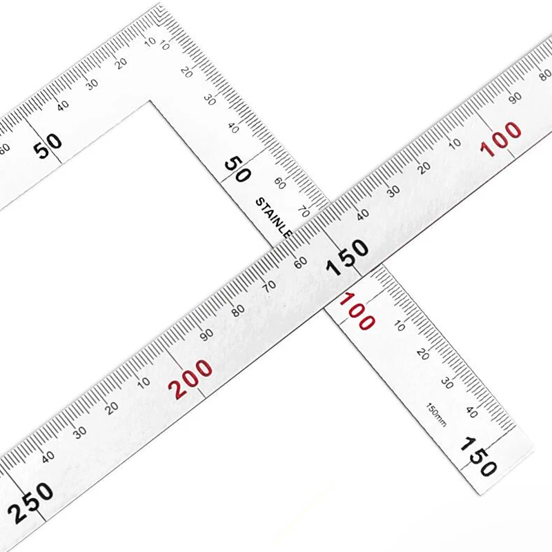dispositivo retangular de aço ângulo ferramenta de medição de madeira